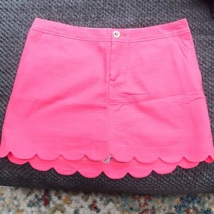 Lilly Pulitzer Scalloped Skort